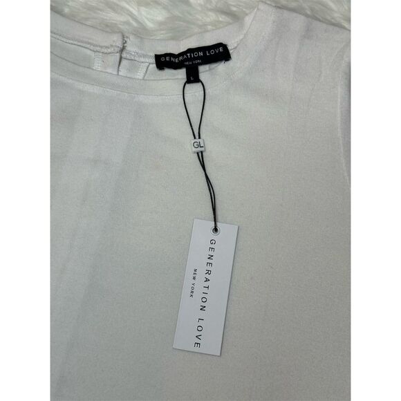 Generation Love Jules Women's Long Sleeve Lace Trimmed Blouse Size Large NWT - Picture 10 of 12